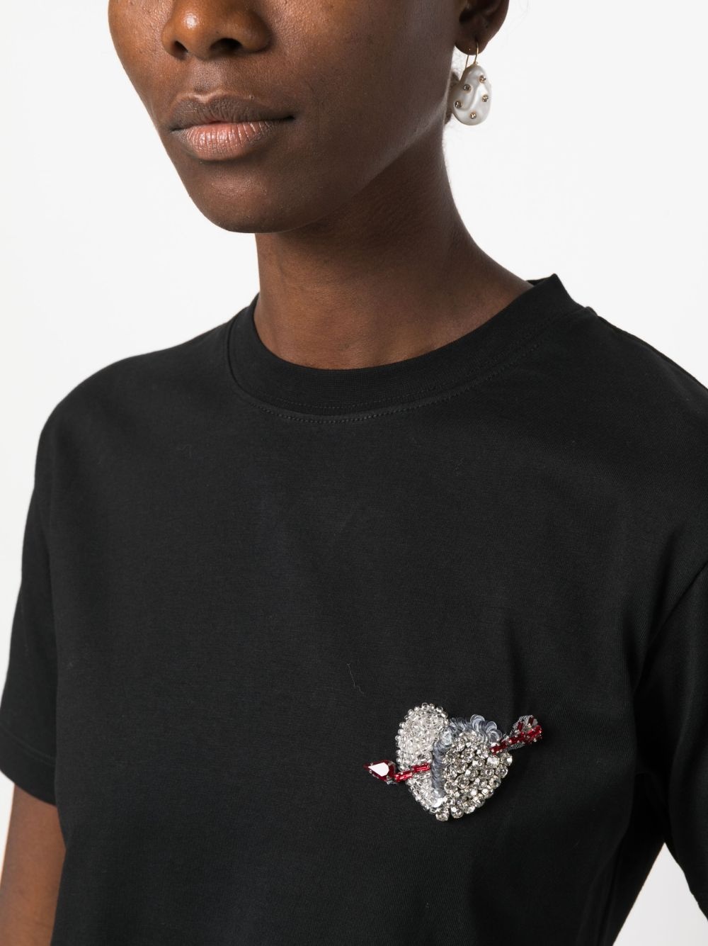 logo-print cotton T-shirt - 5