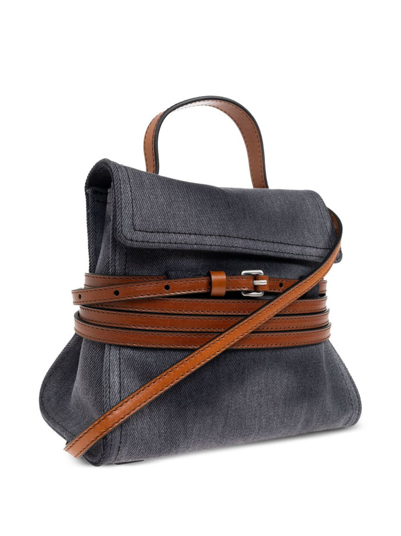 Tie Me denim belted mini bag 3