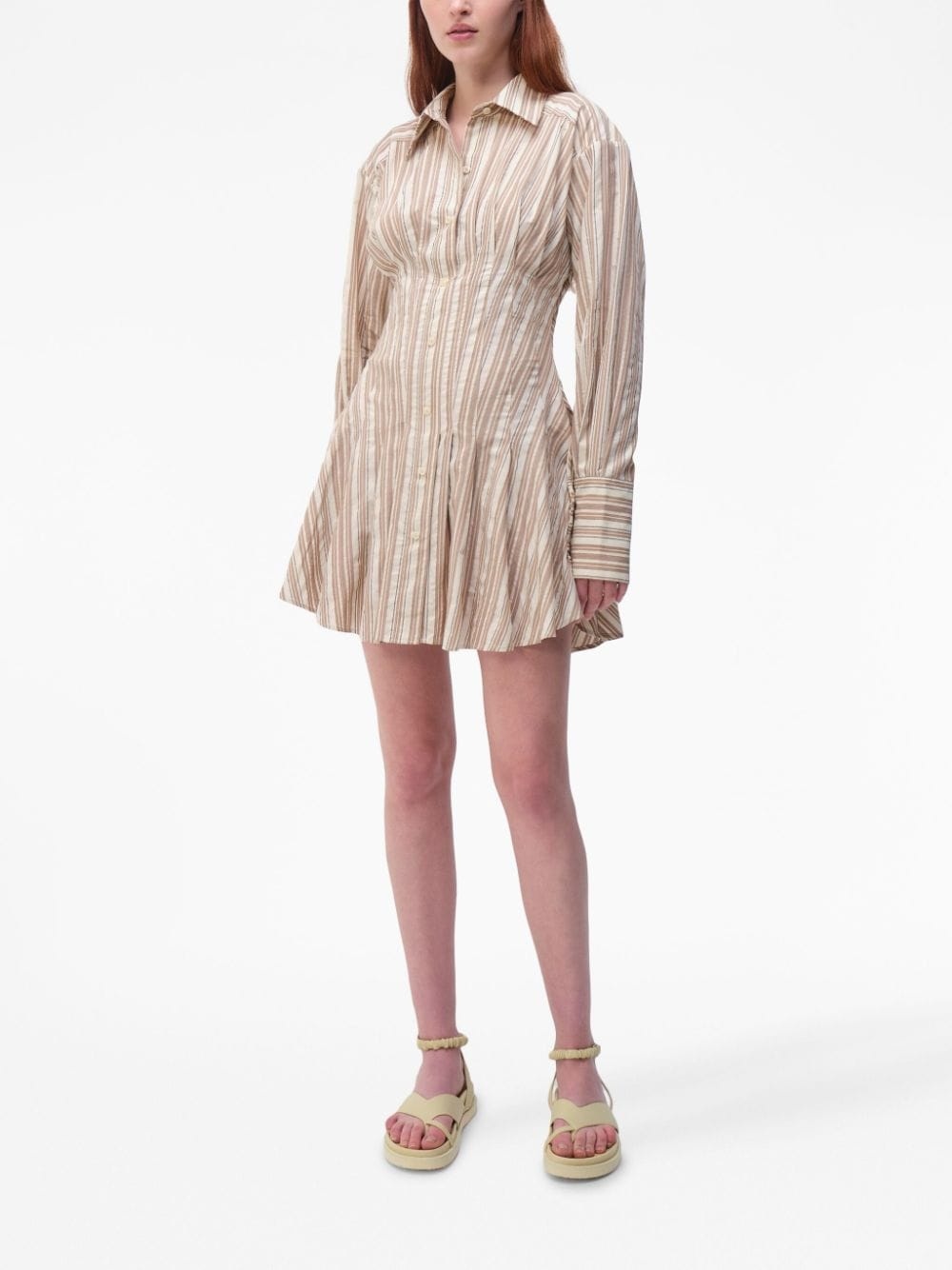 Felicity striped mini shirtdress - 2