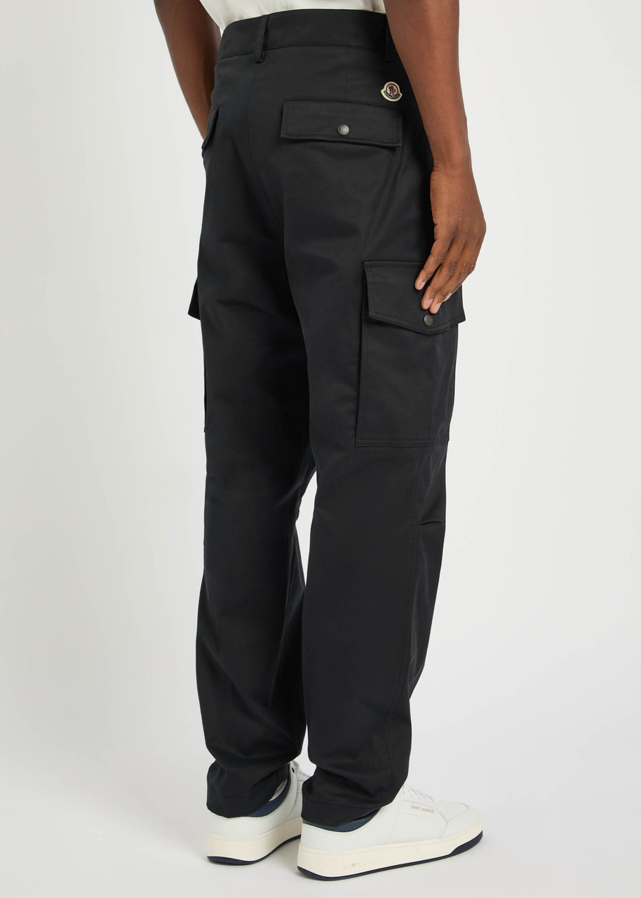Moncler Barrel-leg Stretch-cotton Cargo Trousers - 3