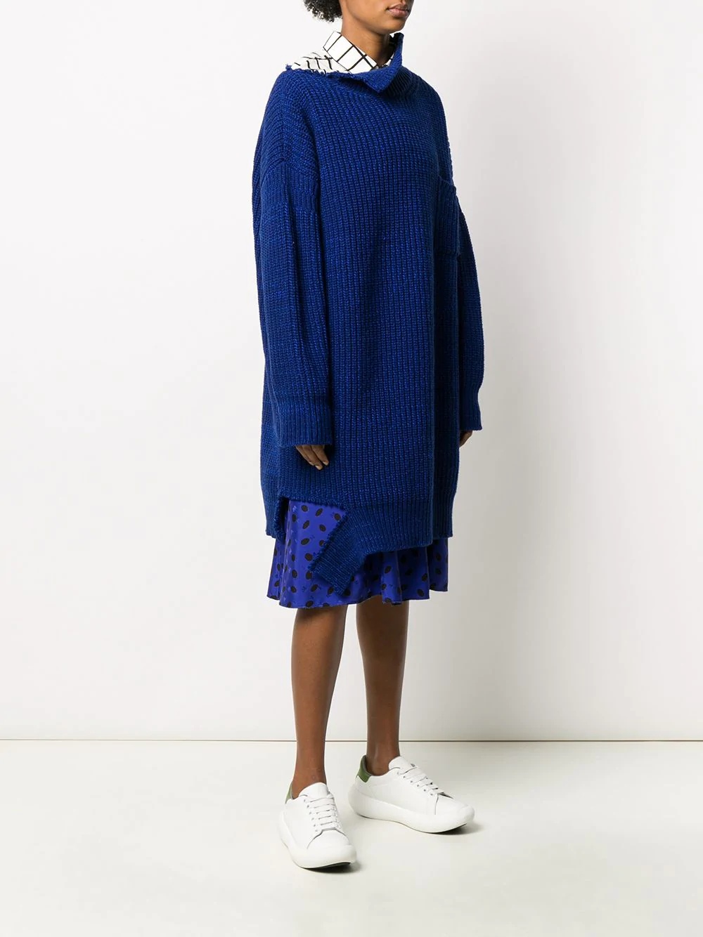 deconstructed oversized jumper - 3