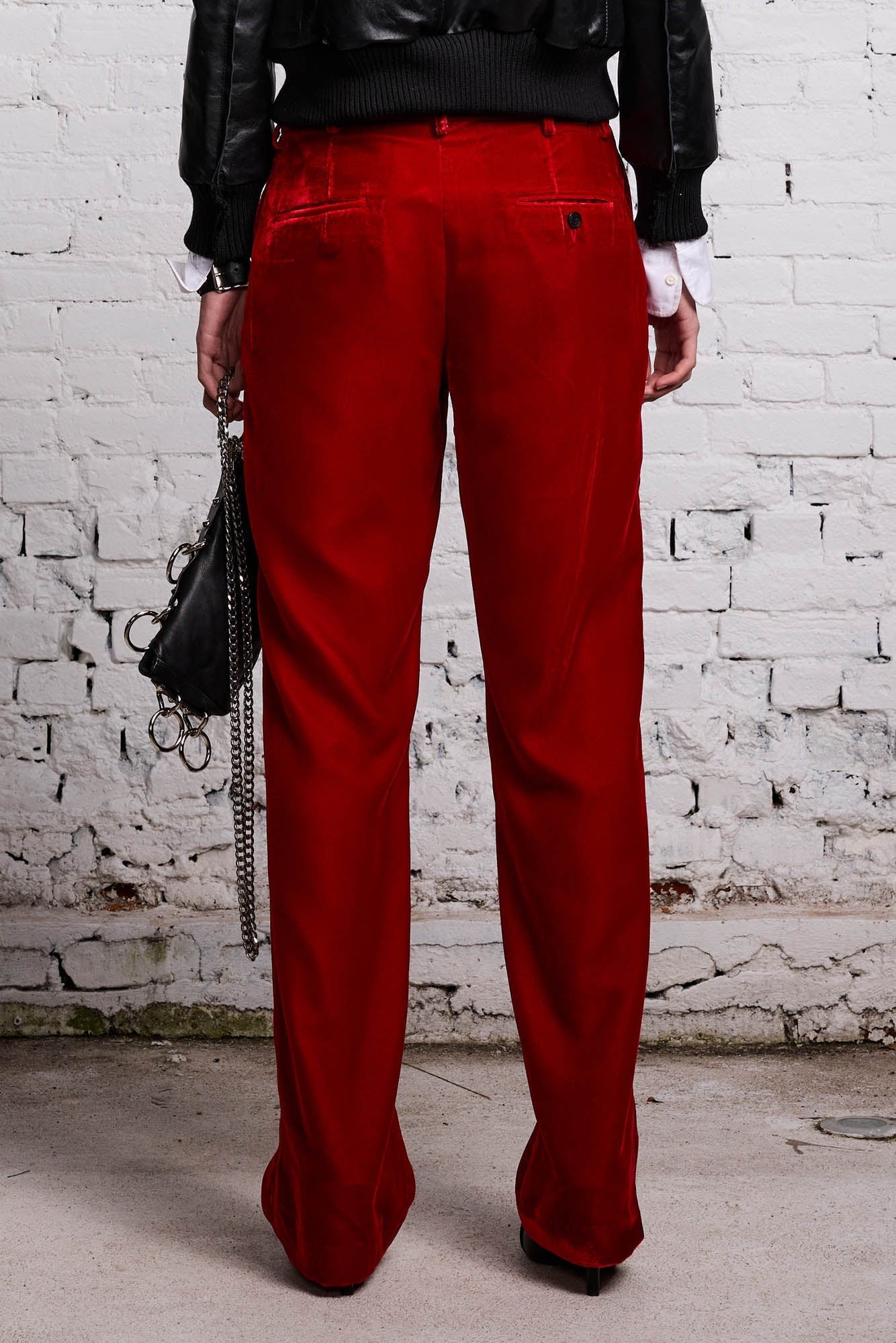 LEMMY TROUSER - RED VELVET - 7