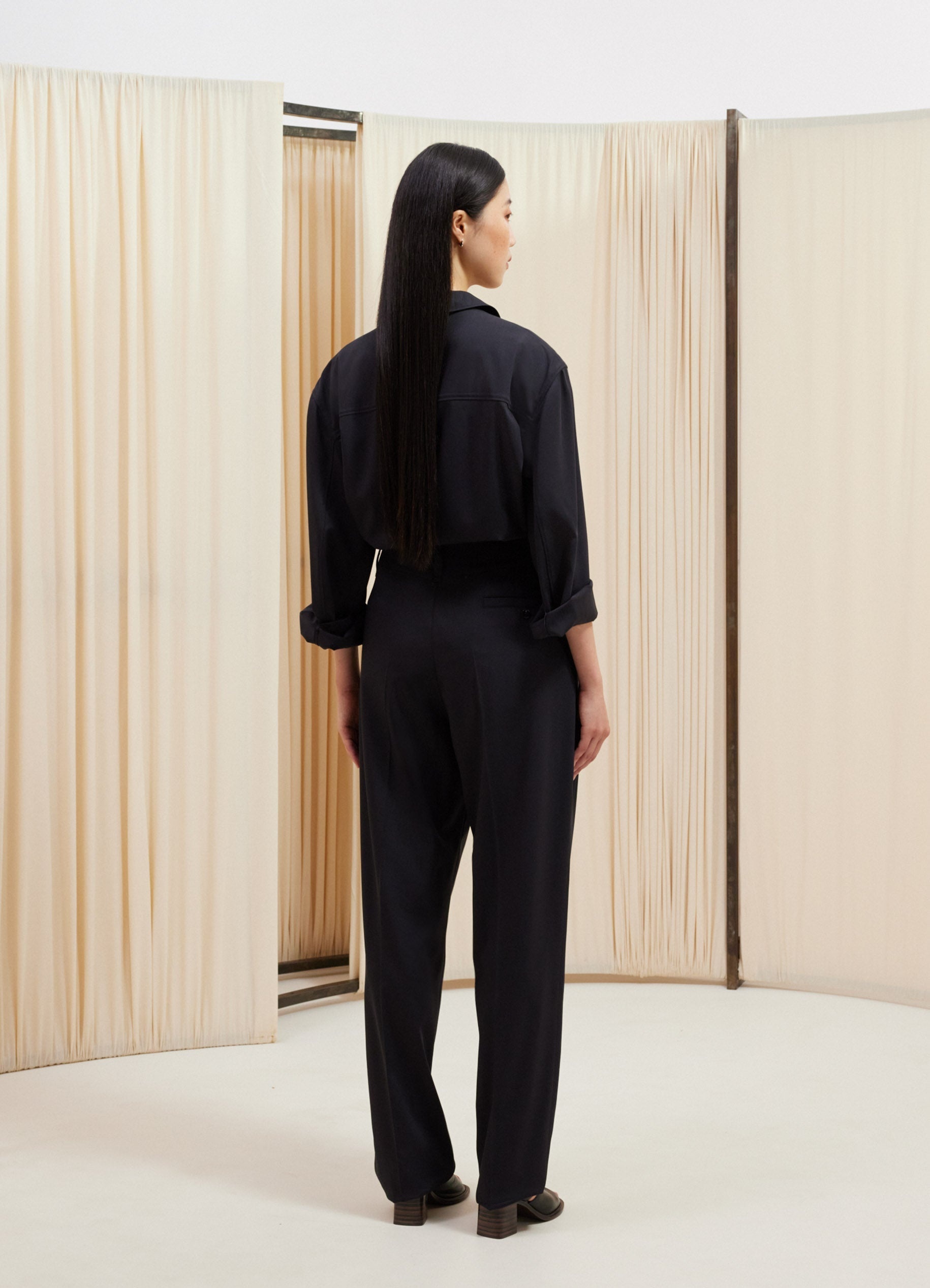 TAILORED PLEATED PANTS - 4