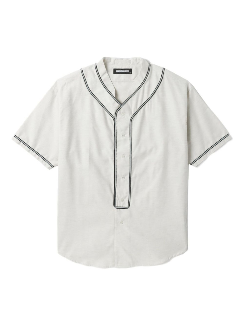 embroidered short-sleeve shirt 1
