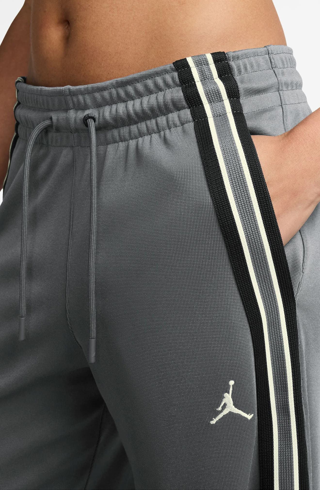 Jordan Break Track Pants in Iron Grey/Black/Sail/Sail at Nordstrom - 3