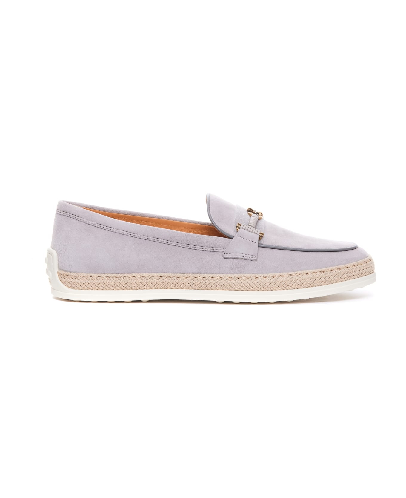 Suede Moccasin With T Ring Accessory - 1