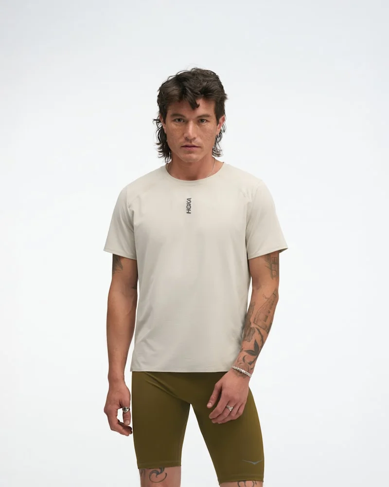 Men's EveryRun Short Sleeve Shirt in River Rock Grey - 1
