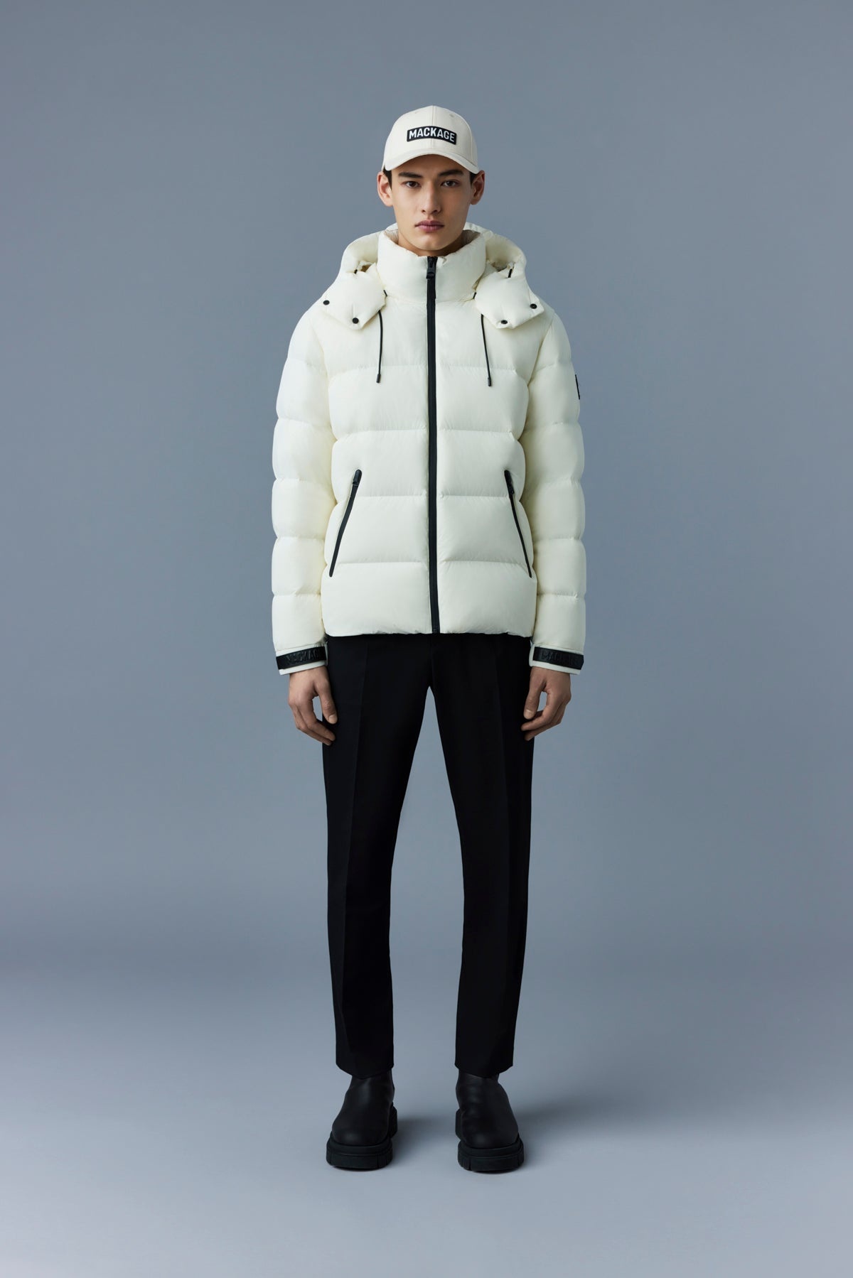 SAMUEL Stretch light down jacket with hood - 2