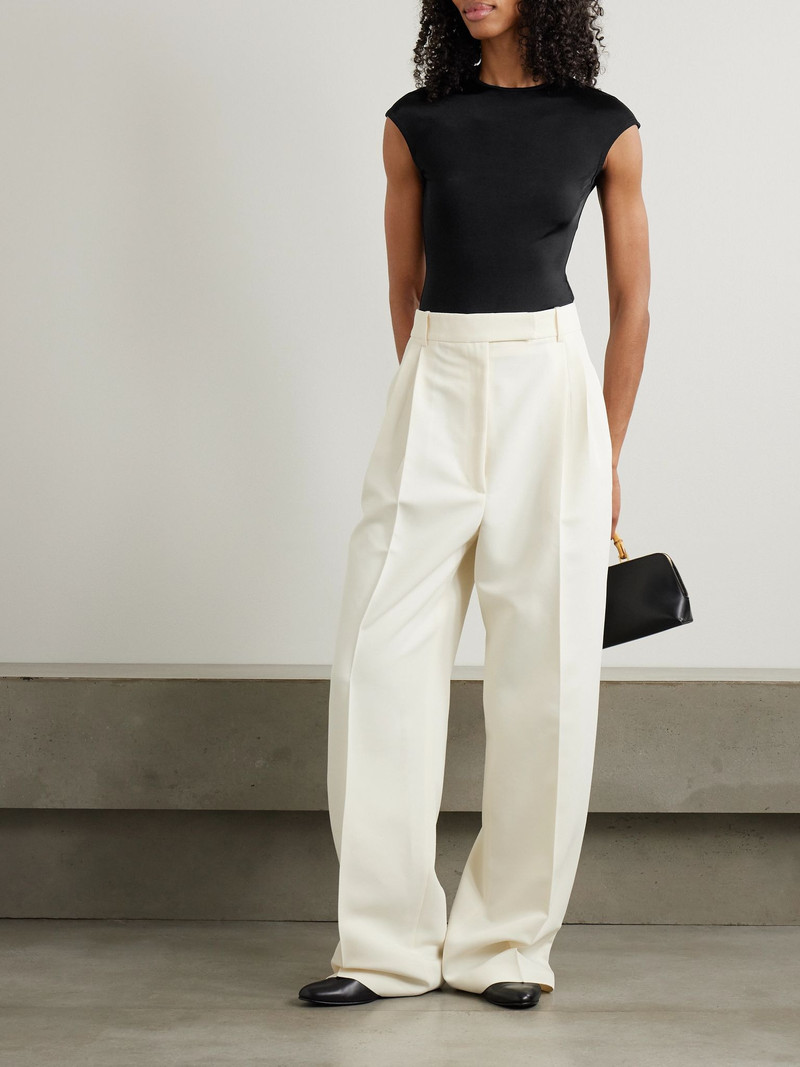 TOVE Deca stretch-jersey top Black outlook
