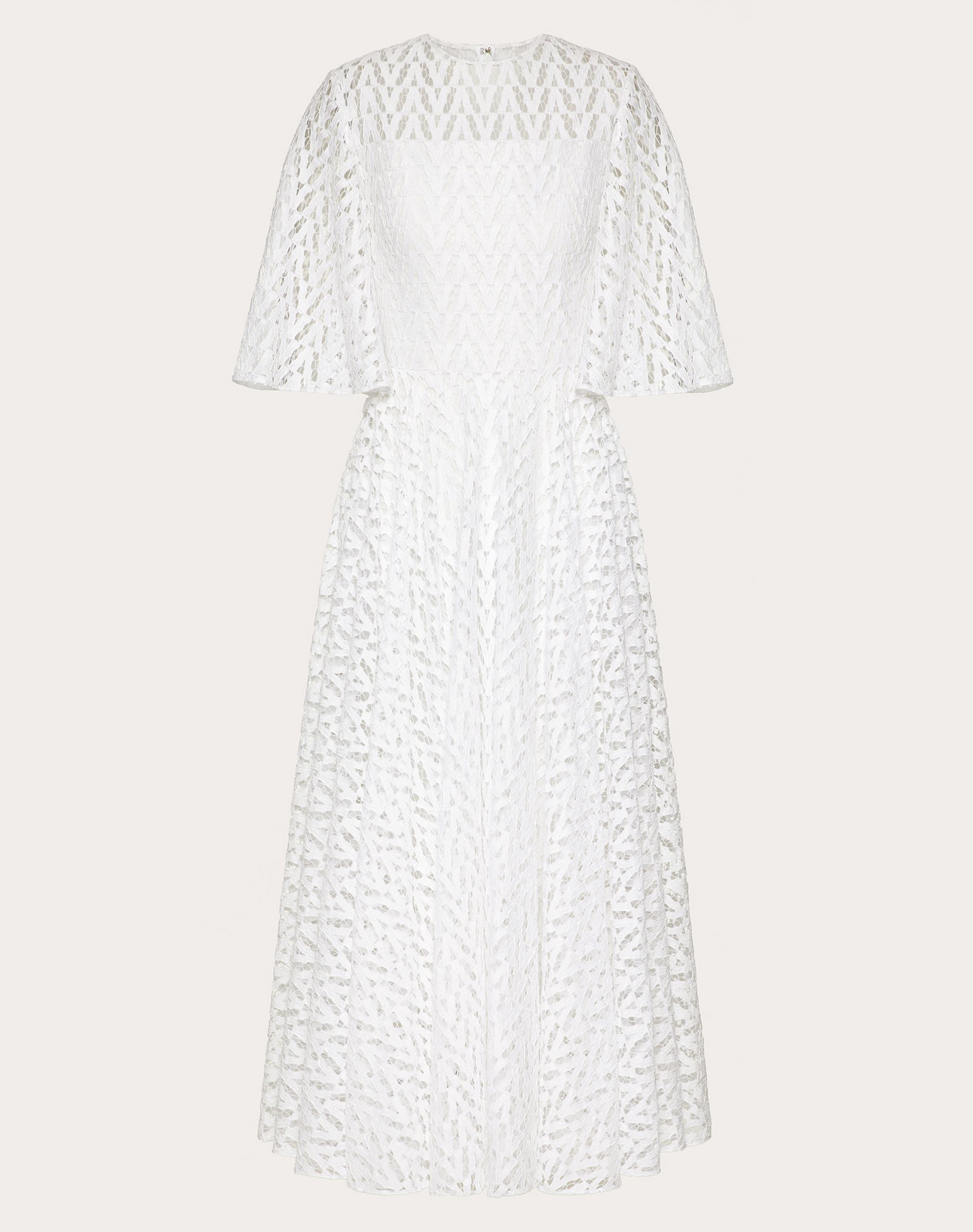 VALENTINO OPTICAL HEAVY LACE DRESS - 1