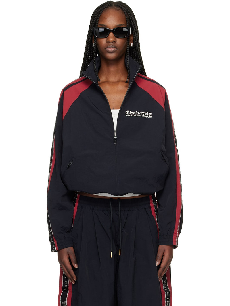 Black & Red 'Casa De Chavarria' Tape Jacket 1