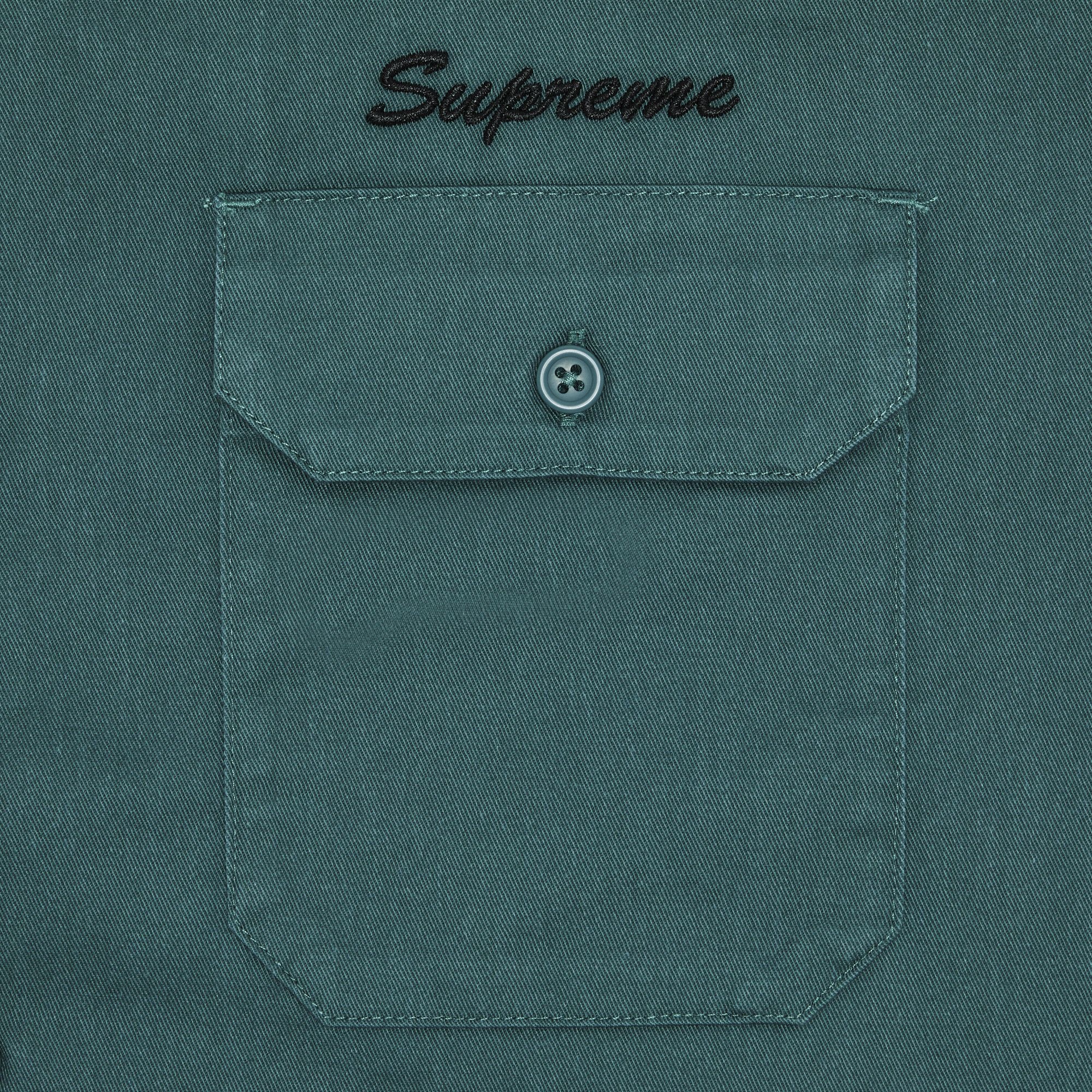 Supreme Our Lady Work Shirt 'Work Green' - 3