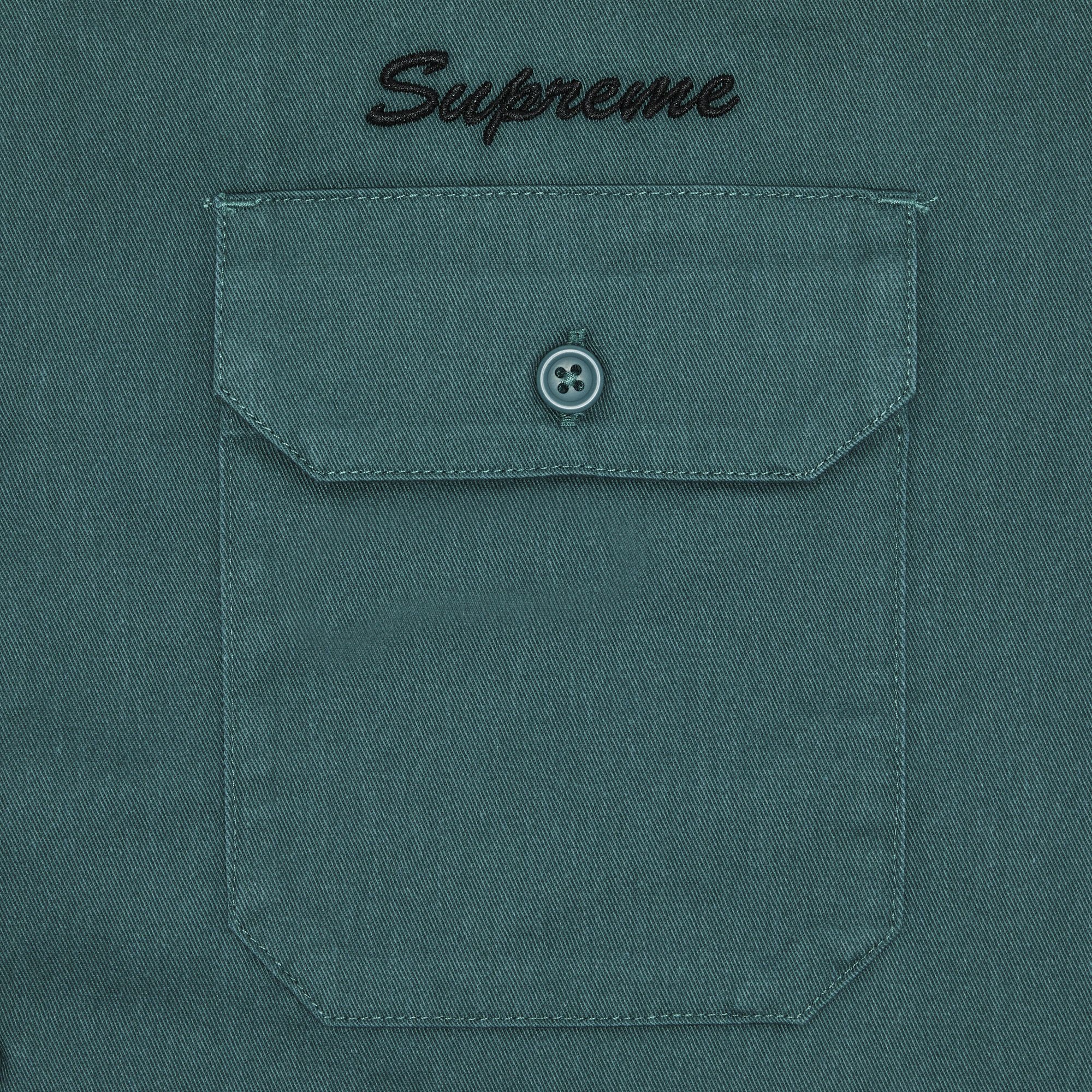 Supreme Our Lady Work Shirt 'Work Green' - 3