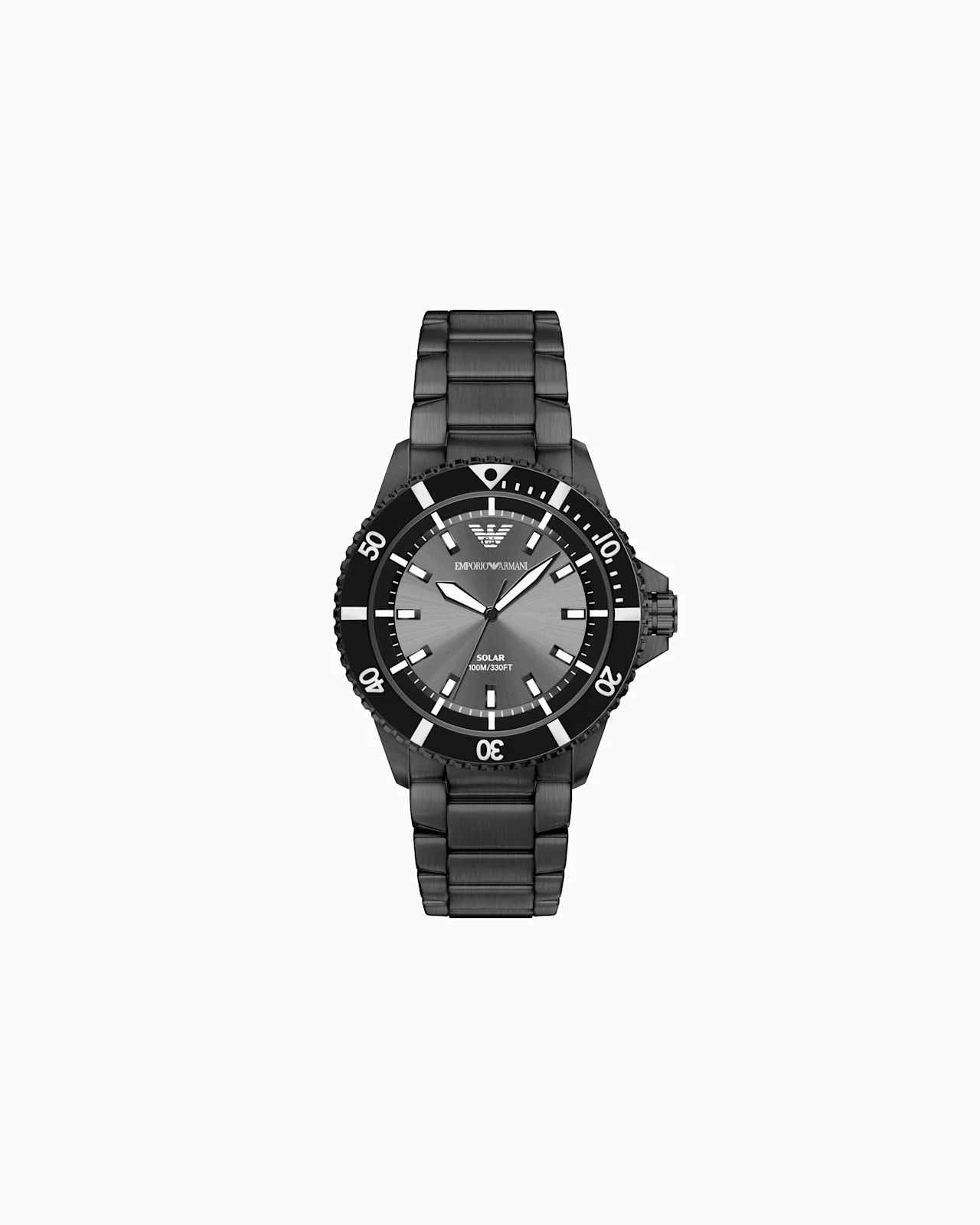 EMPORIO ARMANI WORLD EXPLORER SOLAR THREE HAND WATCH - 1