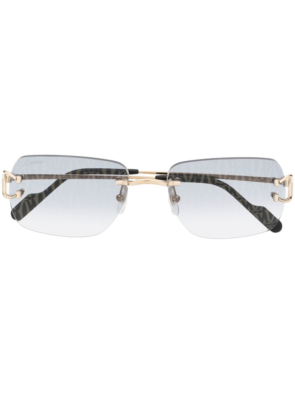 lens decal pattern sunglasses - 1