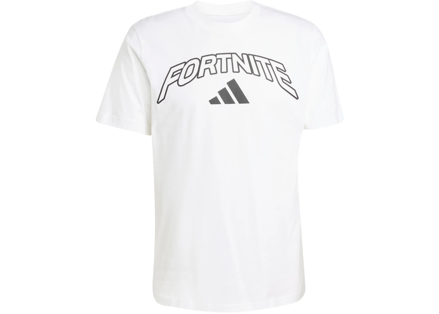 adidas Fortnite Logo Graphic T-Shirt White - 1