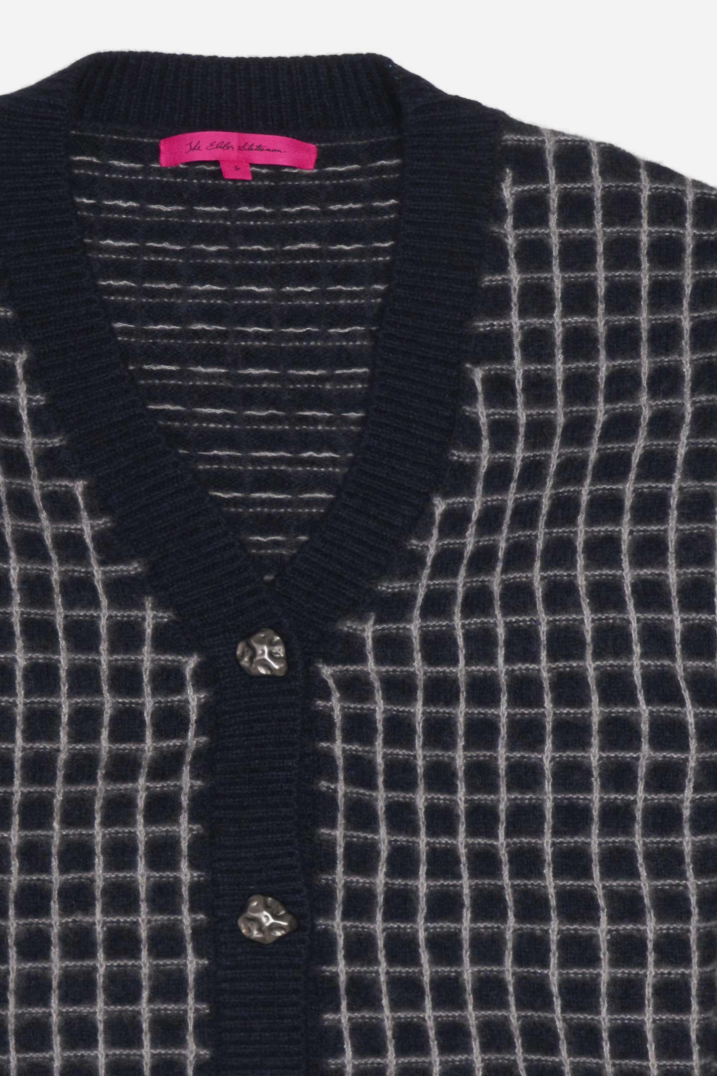 GRID STITCH WOMEN'S CARDIGAN - 2