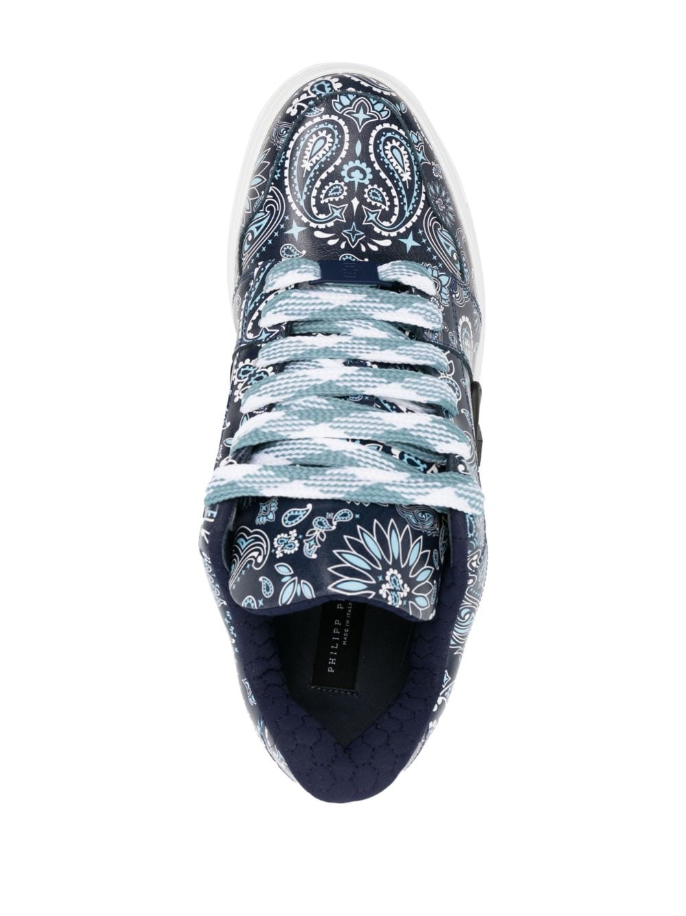 Super Street paisley-print sneakers - 4