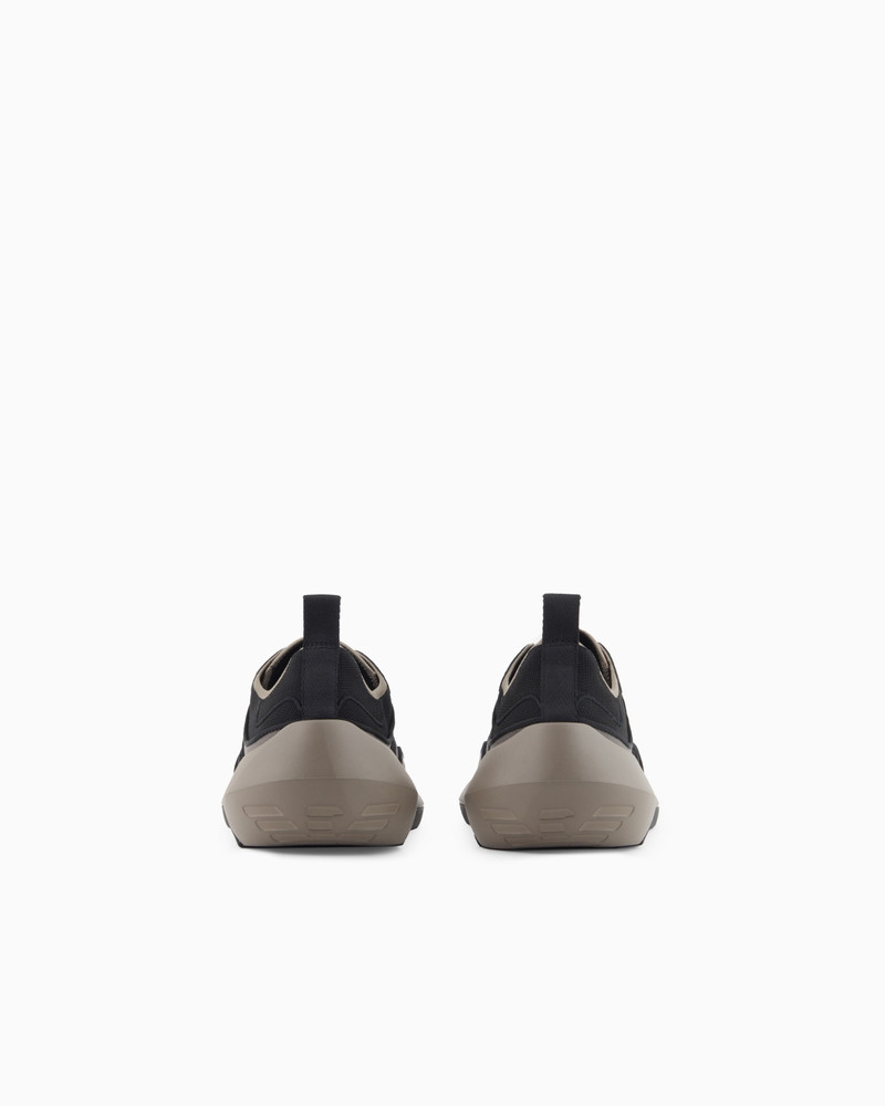 EMPORIO ARMANI TRAVEL ESSENTIALS KNIT SNEAKERS outlook