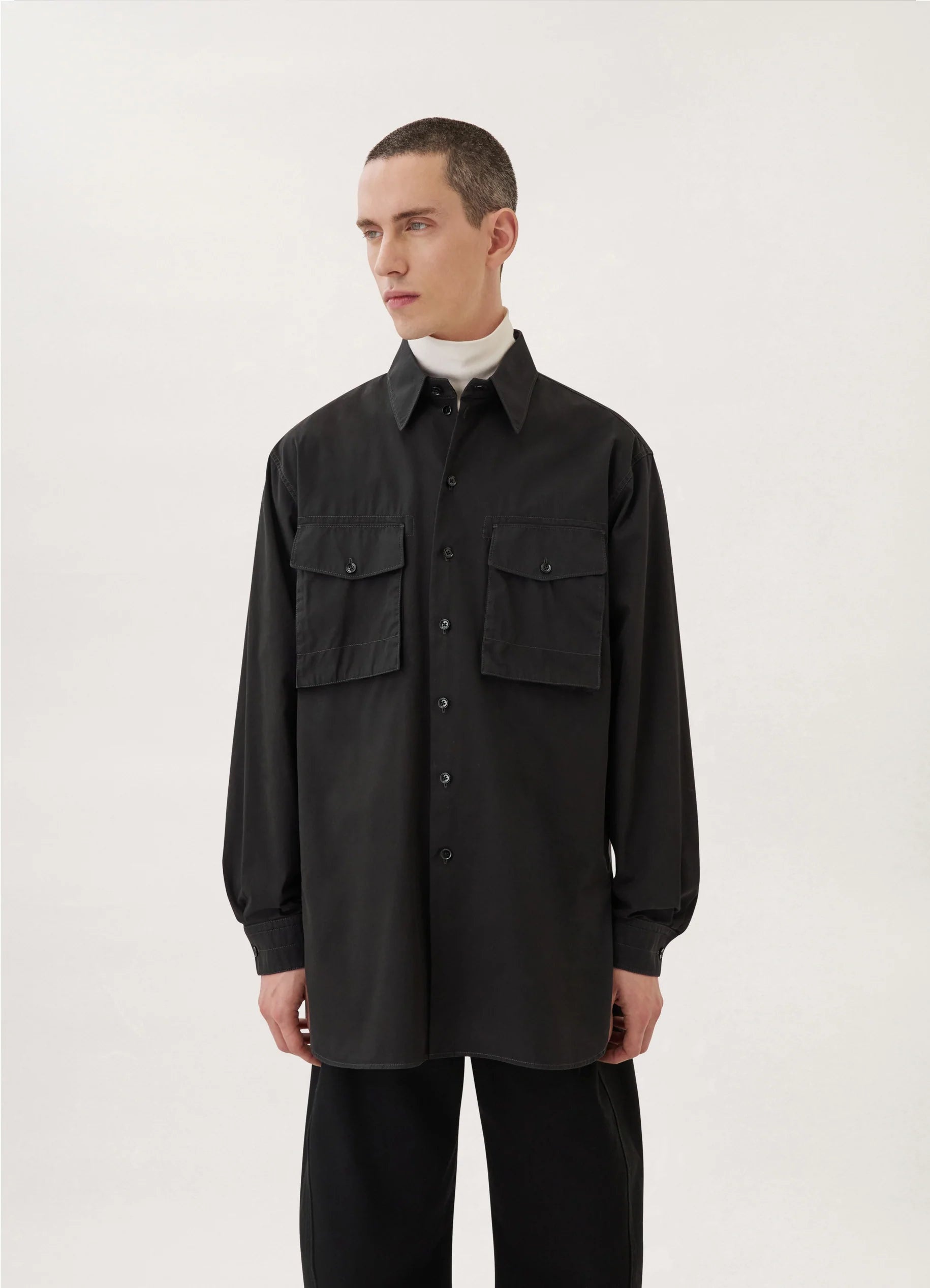 Lemaire MILITARY SHIRT LIGHT COTTON | REVERSIBLE 