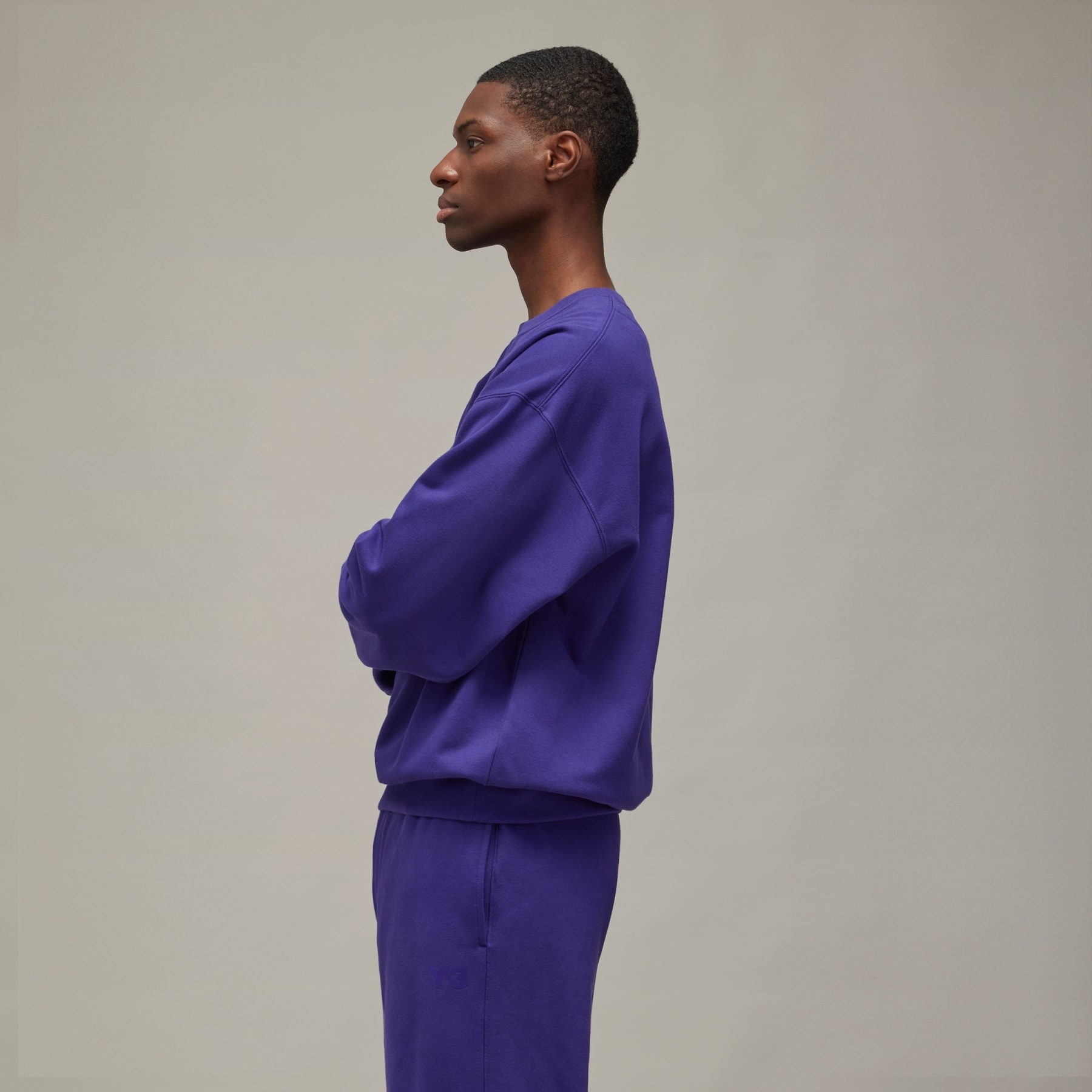 Y-3 Brushed Terry Crew Sweatshirt - 4