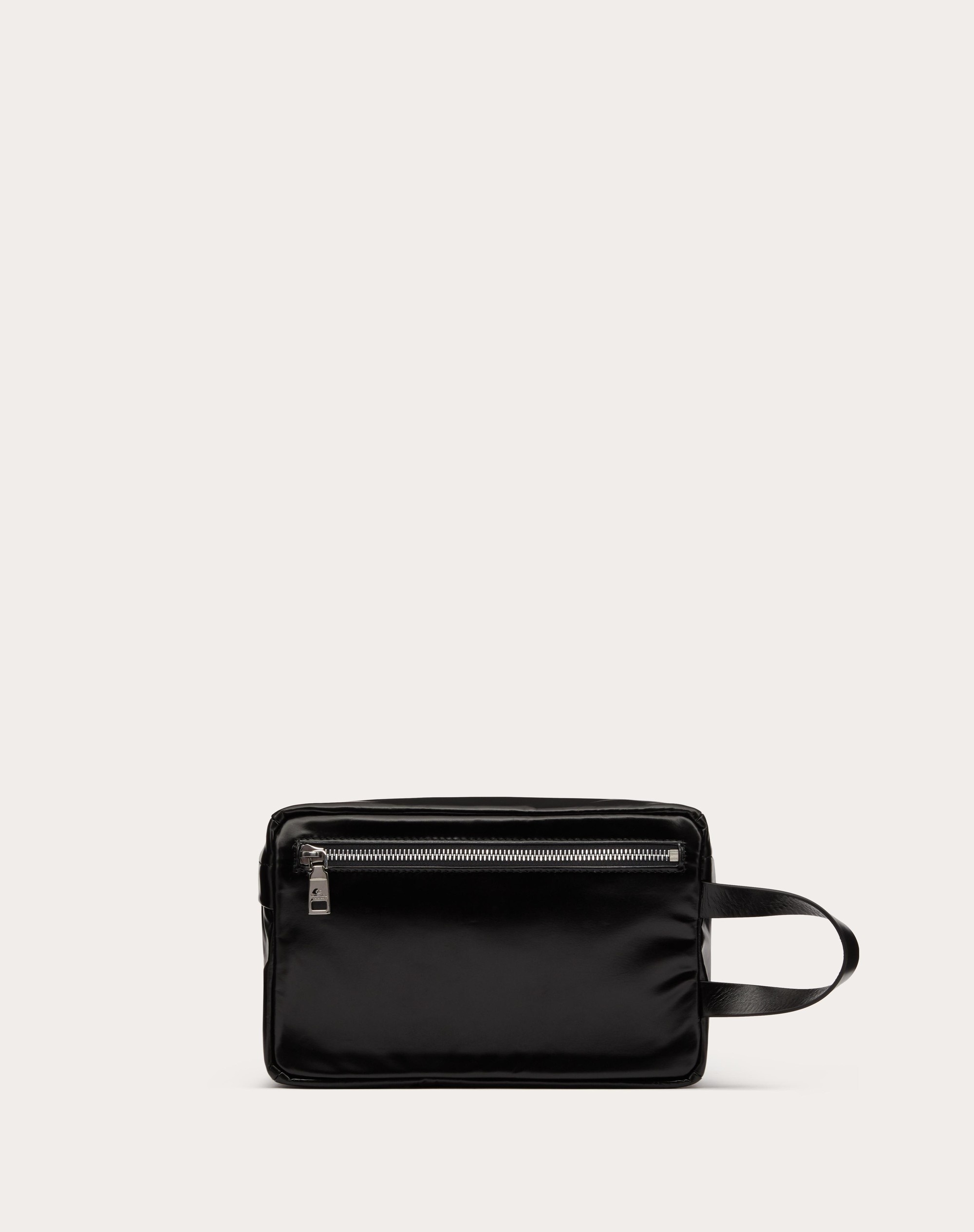VLTN CALFSKIN LEATHER WASHBAG - 3