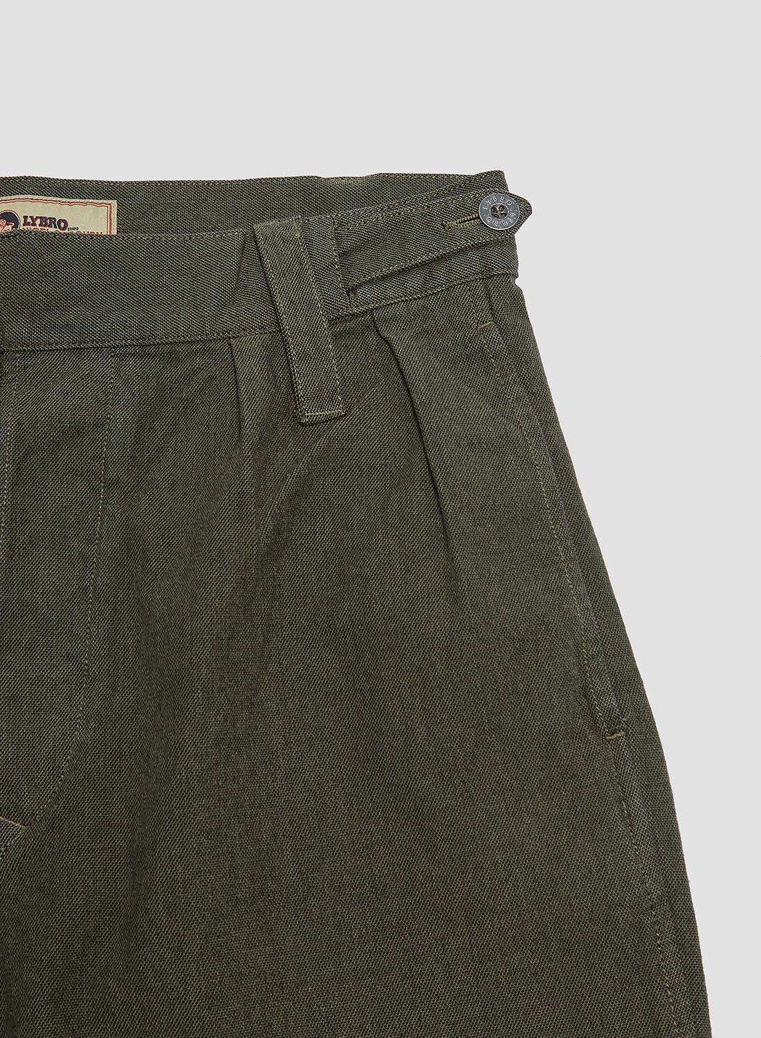 Navvie Pant Cotton Broken Twill in Army - 5