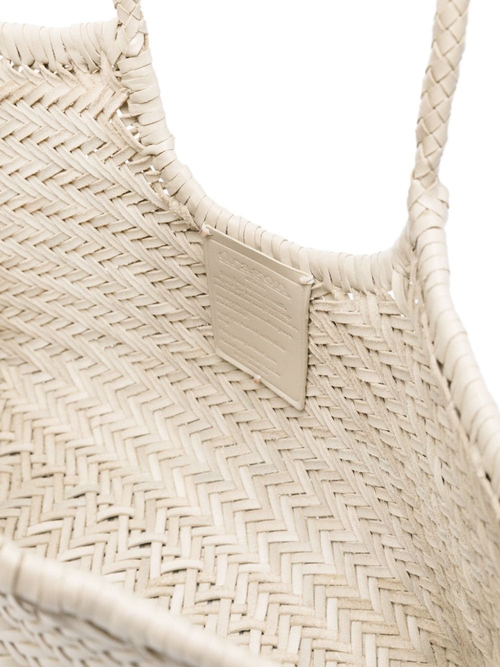 large Nantucket interwoven tote bag - 5