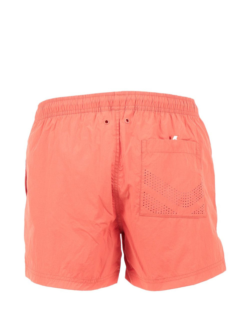 K-WAY logo beach shorts outlook