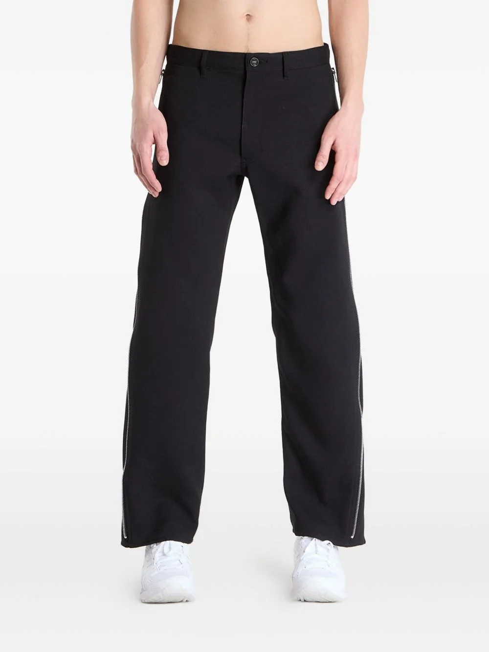 side-zip trousers - 1