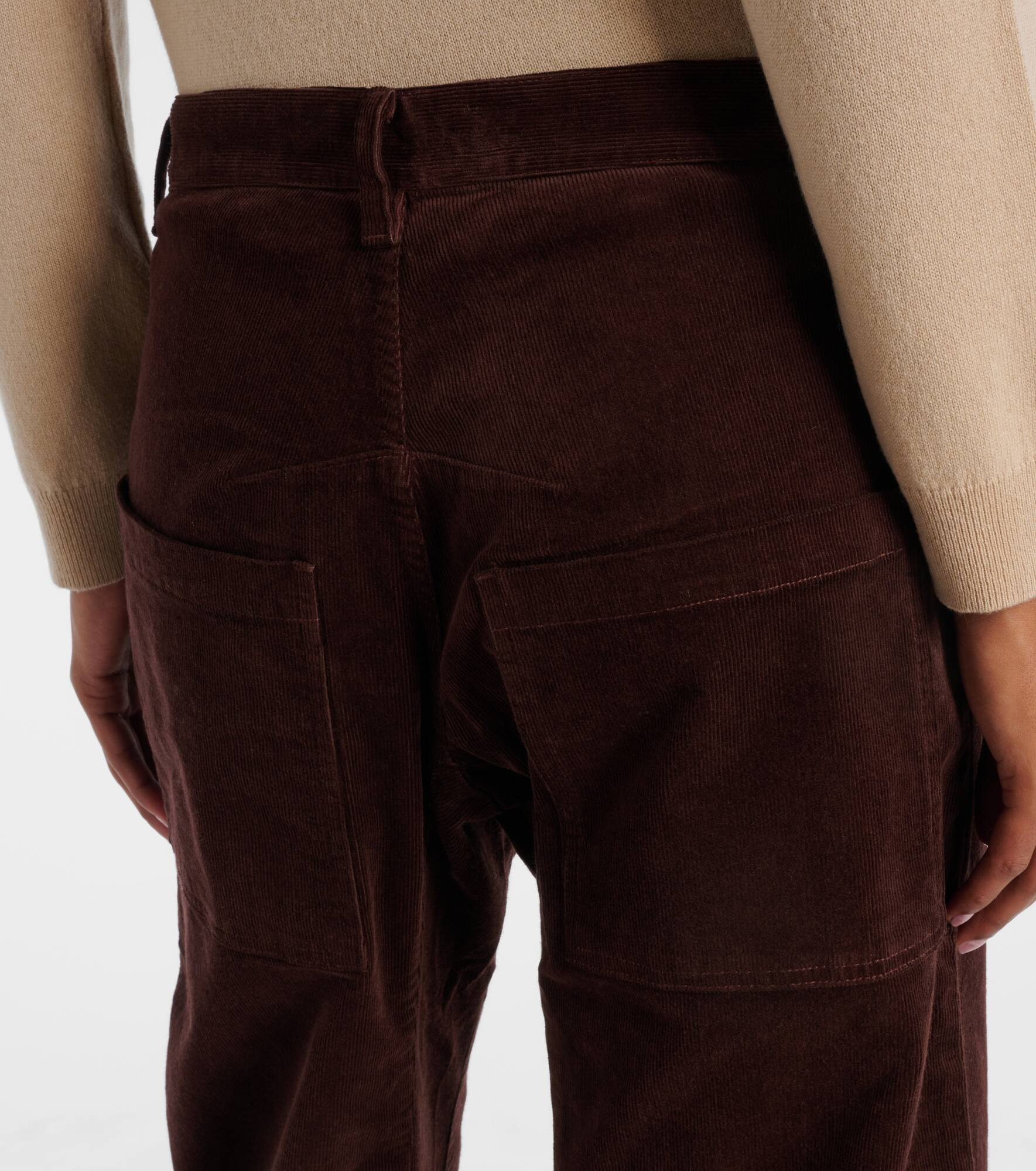 Shon mid-rise barrel-leg pants - 6
