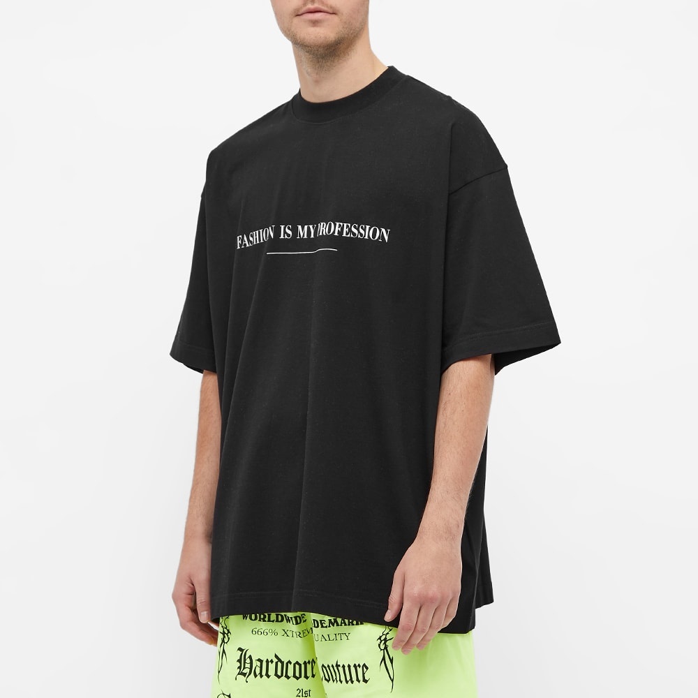 VETEMENTS Fashion Is My Profession Oversized Tee - 4