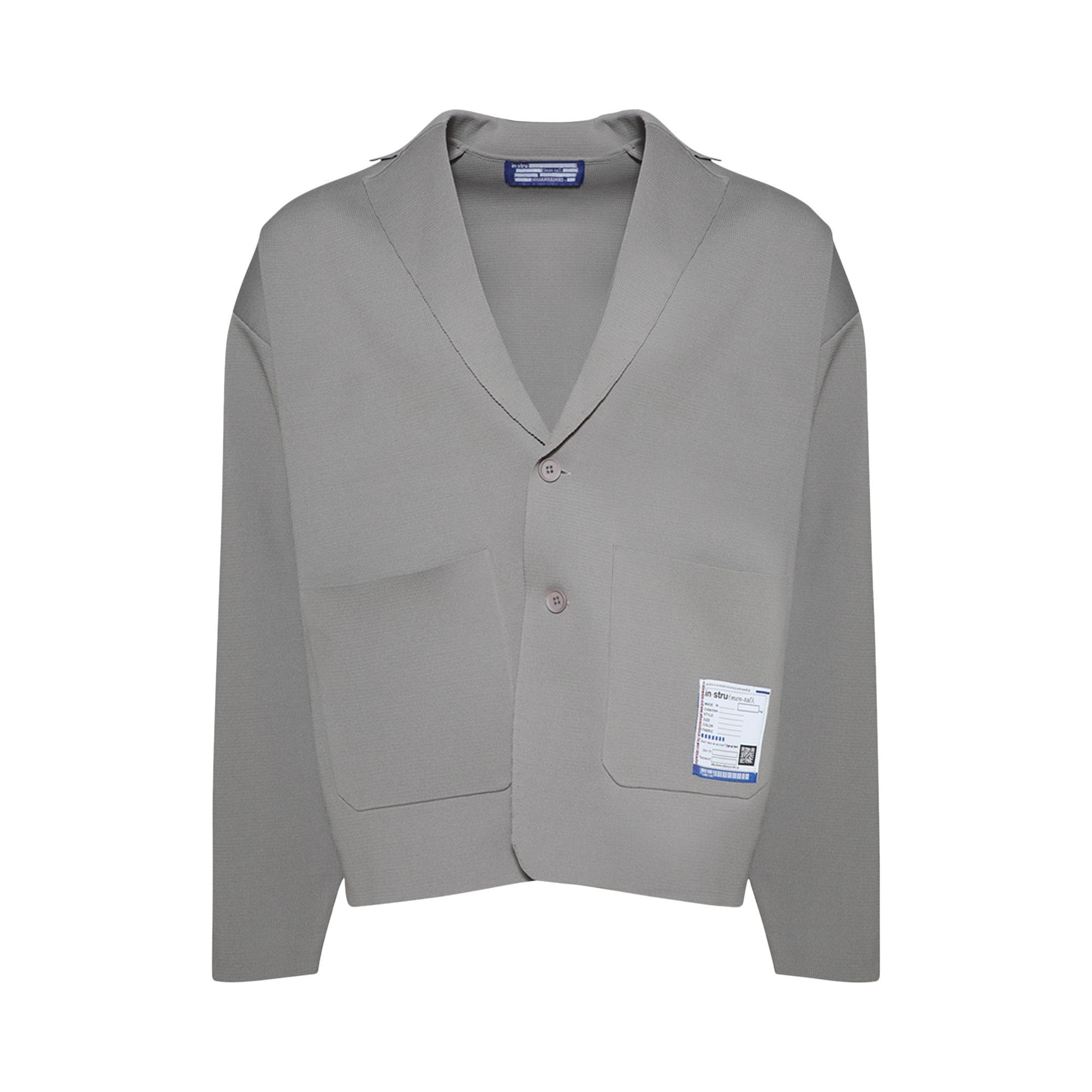 Maison Mihara Yasuhiro Milan Rib Jacket 'Light Grey' - 1