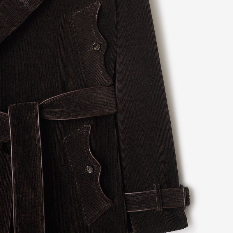 Long Corduroy Trench Coat 6