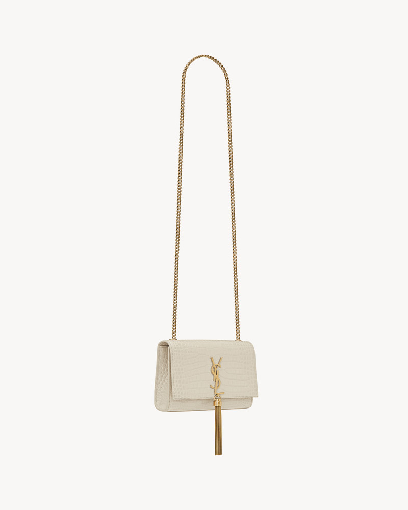 KATE SMALL TASSEL IN CROCODILE-EMBOSSED LEATHER 5