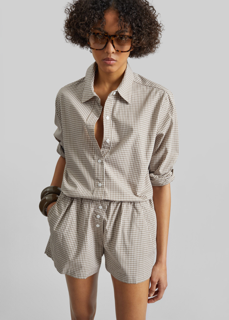 Odemira Shirt - Beige Plaid 4