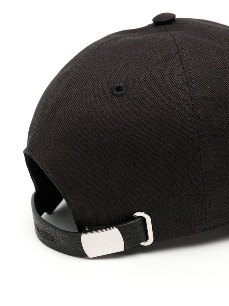 Alexander McQueen logo-embroidered cotton baseball cap outlook