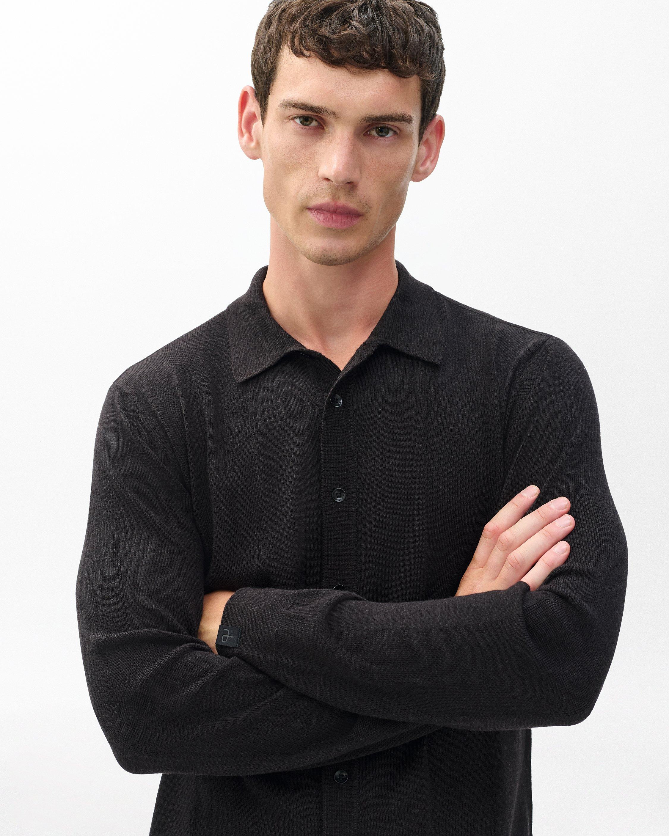 Crawford Wool-Cashmere Knit Shirt - 5