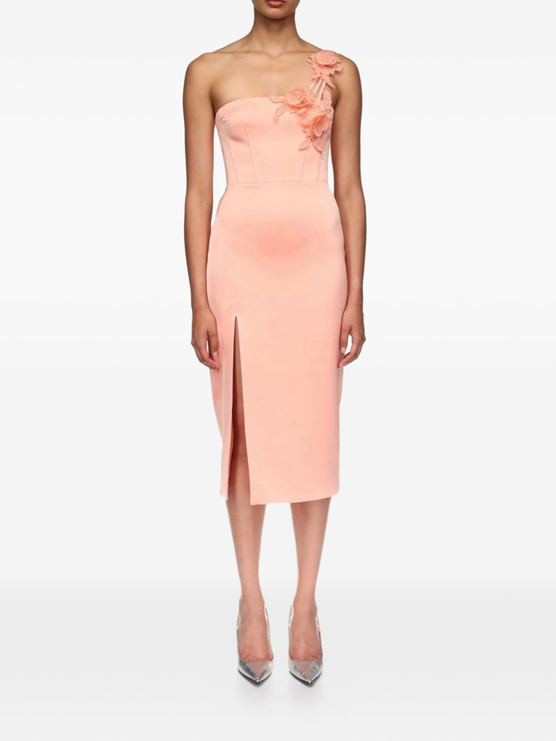 David Koma asymmetric midi dress outlook