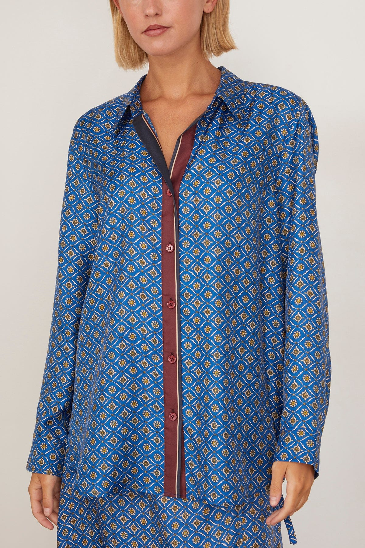 Dorothee Blouse in Marine - 3