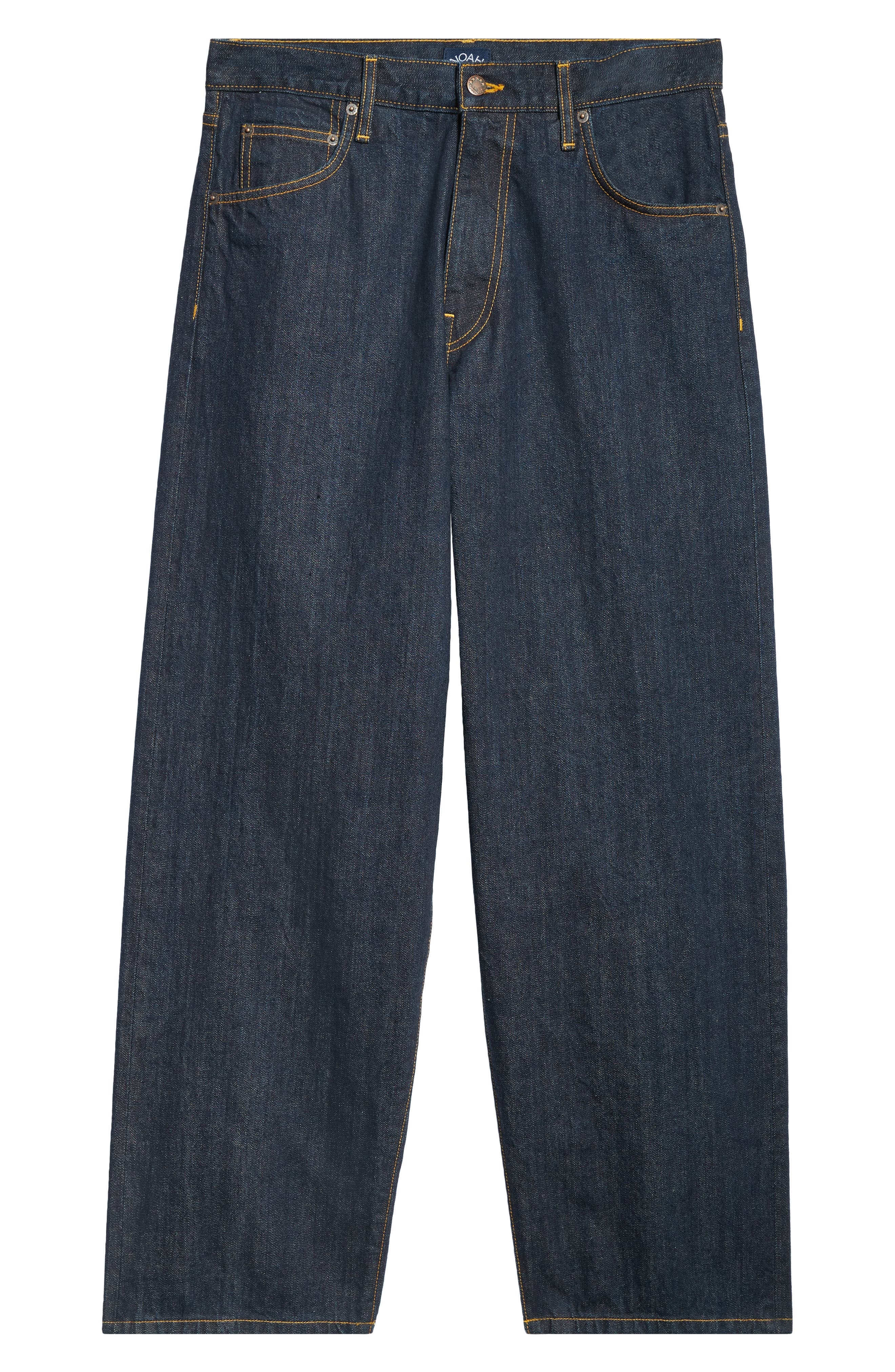 Nonstretch Denim Stovepipe Jeans - 6