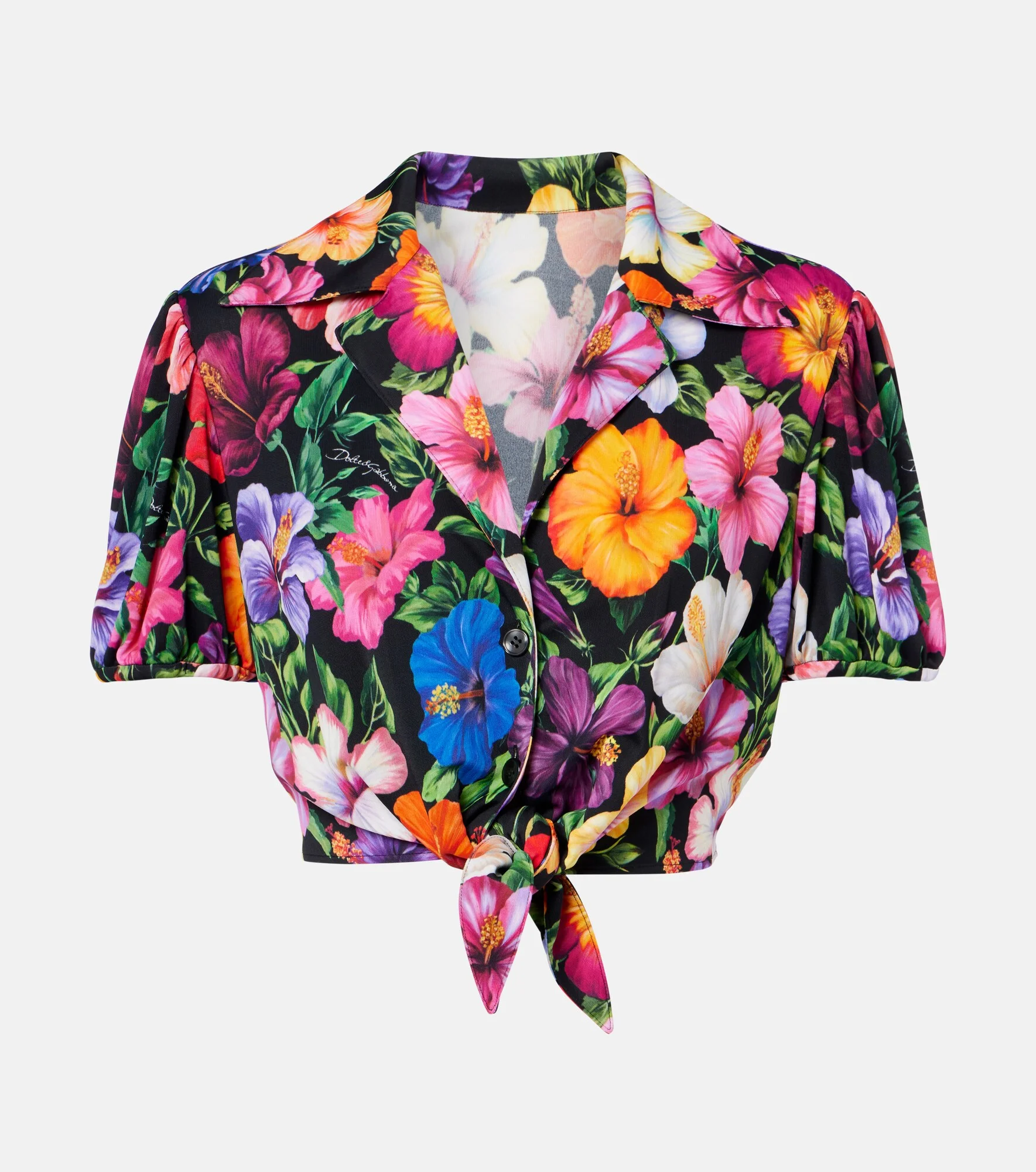 Floral crop top - 1