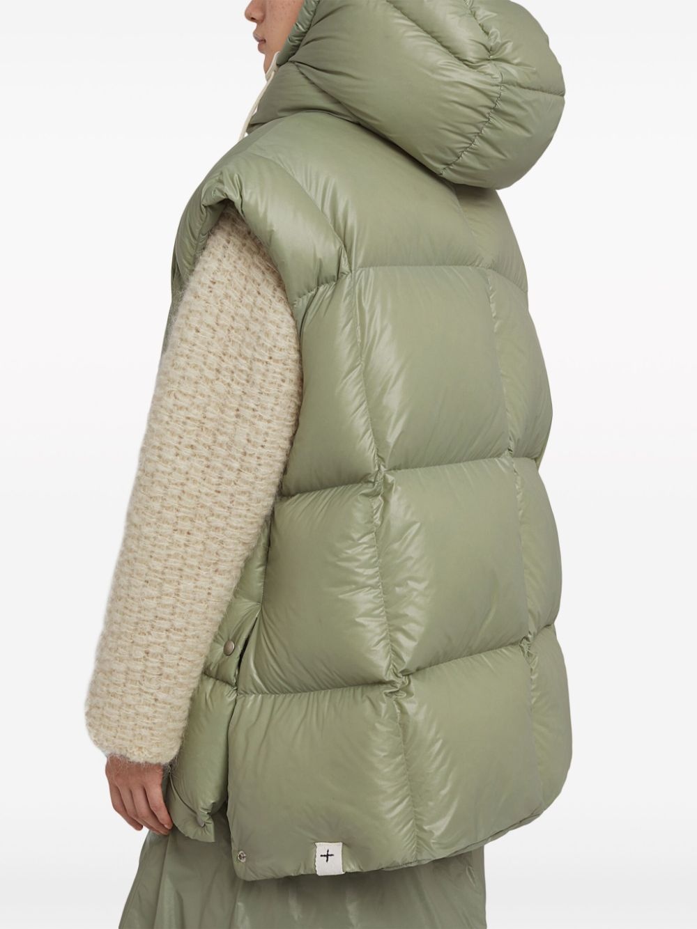 quilted down gilet - 5