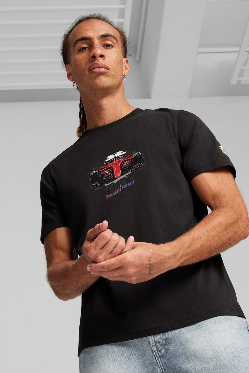 PUMA Scuderia Ferrari Men's Motorsport Race Graphic Tee outlook