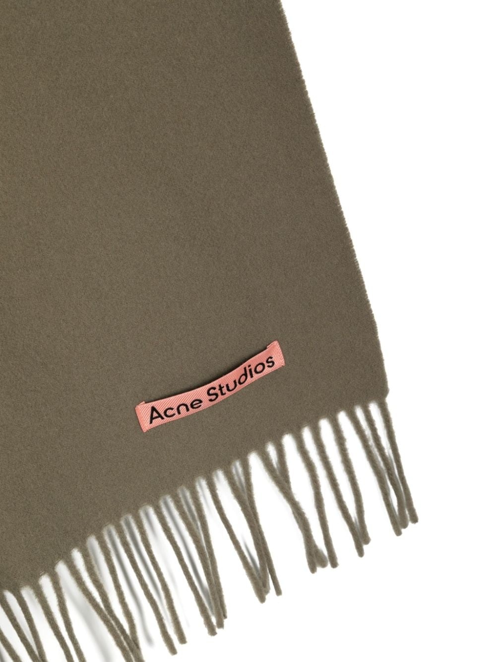 logo-appliquÃ© wool scarf - 2