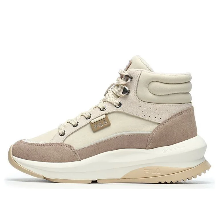 (WMNS) FILA Casual Boots 'Cream White Pink' F12W144405FAL - 1