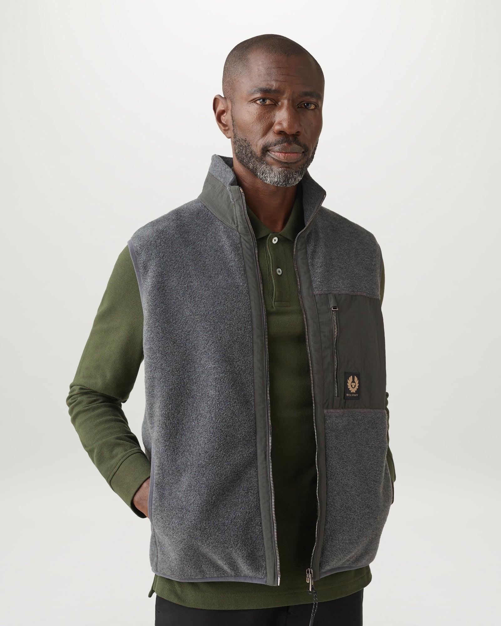 BELSTAFF LONG SLEEVED POLO - 5