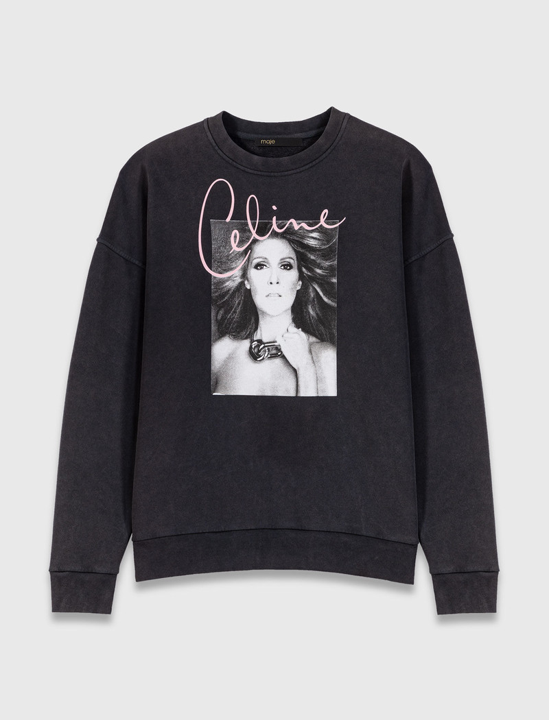 Maje x Céline Dion sweatshirt 1