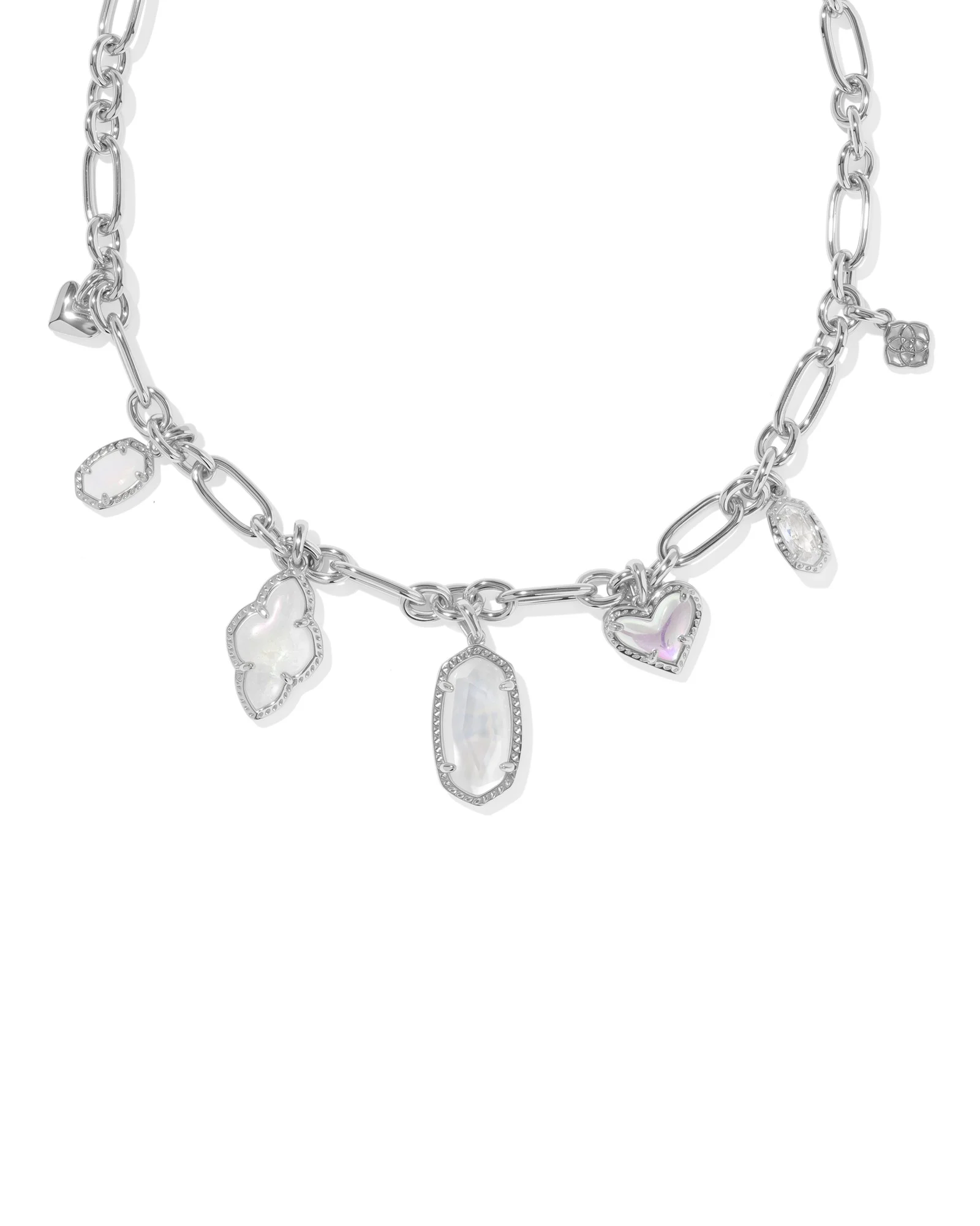 Icon Silver Charm Necklace - 1