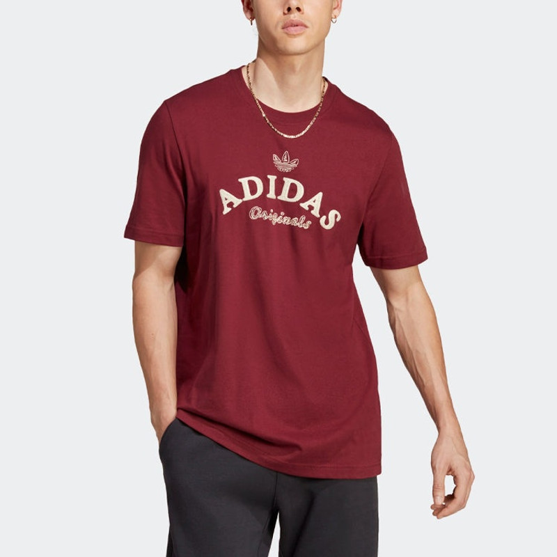 adidas adidas originals Graphics Archive T-shirt 'Shadow Red' IC5763 outlook